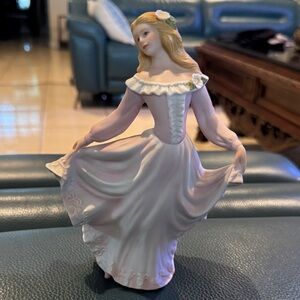 VINTAGE (HOMCO) HOME INTERIORS PORCELAIN BISQUE #88016-99 HEATHER FIGURINE.
